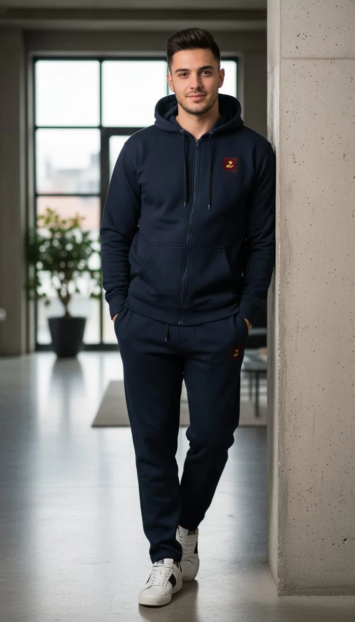 WhatsAppImage2026-03-12at5.24.47PM_2 Fermeture éclair et capuche. Vêtements polaires 85 % coton, 15 % polyester. - Image 1