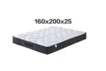 ZNWA Matelas 160x200 - 25 cm mousse mémoire & Ressorts