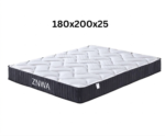 ZNWA Matelas 25 cm mousse mémoire & Ressorts