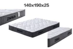 ZNWA Matelas 140x190-25cm mousse mémoire & Ressorts - Image 2