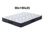 ZNWA Matelas 90x190-25cm mousse mémoire & Ressorts
