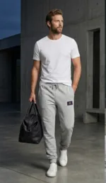 ZNWA Pantalons Gris