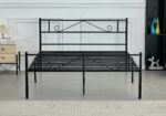 Lit Métal à Lattes Sans Matelas