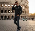 ZNWA Sweat à capuche zippé  noir - Image 4