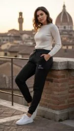 ZNWA  Pantalons Noir – Image 3
