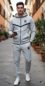 ZNWA Tracksuit Gris - Image 2